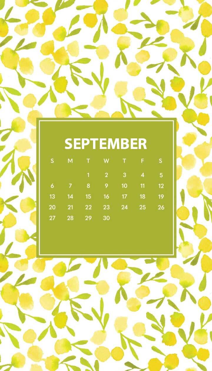 September 2020 Desktop Background Calendar Wallpaper