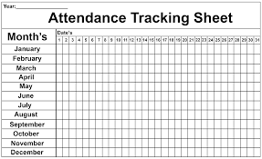 Attendance Tracking Sheet