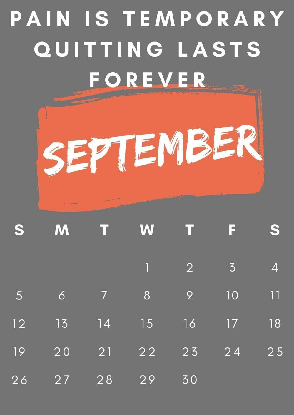inspirational september 2021 quotes calendar