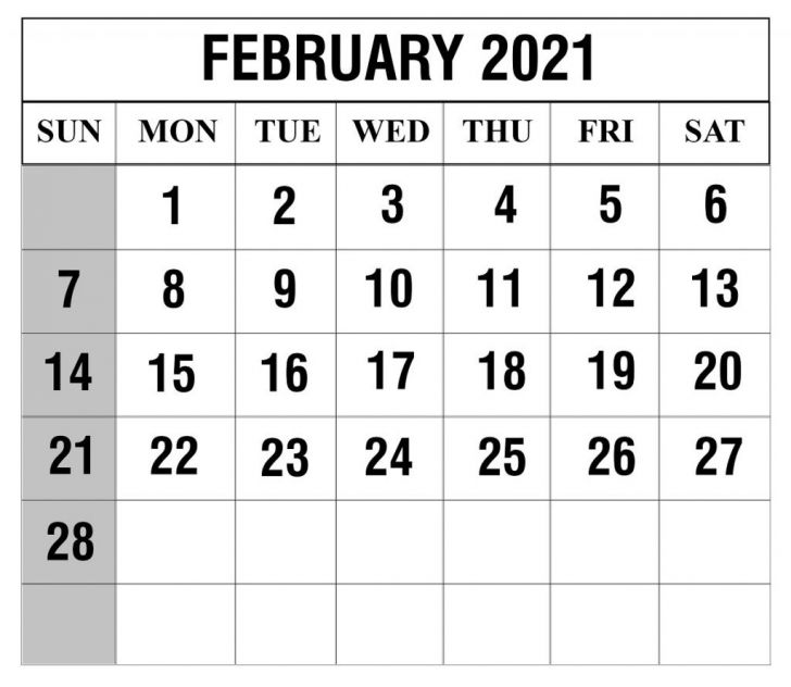 editable february 2021 calendar printable