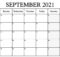 Sep 2021 Calendar Template