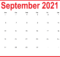 monthly september 2021 calendar blank