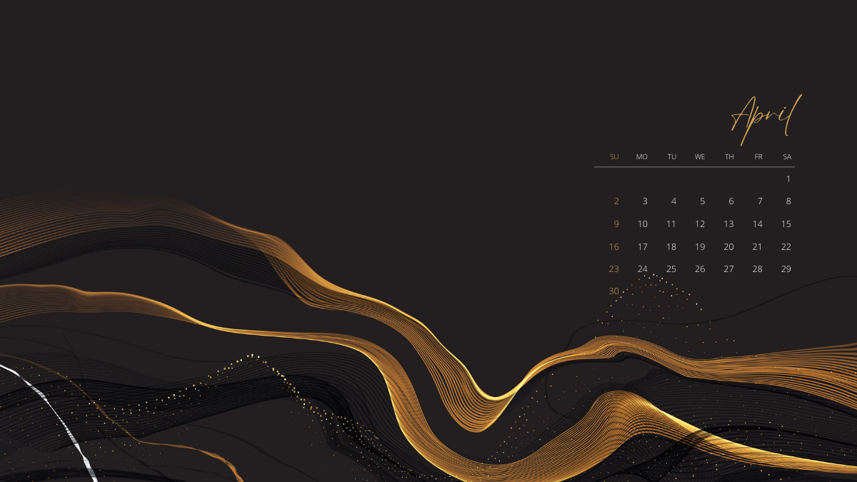 April 2023 Calendar Wallpaper for Desktop