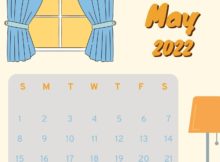 May 2022 Calendar Beautiful Design