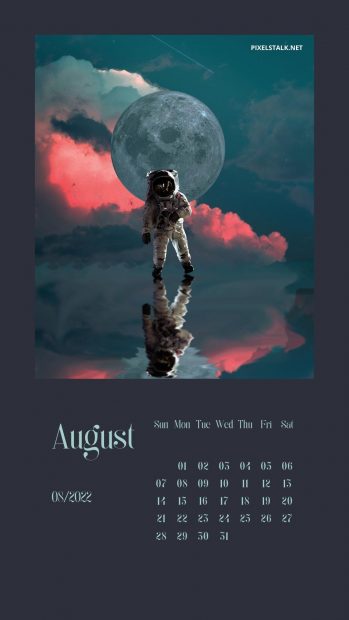 August 2022 Calendar iPhone HD Wallpaper