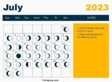 July 2023 Lunar Calendar