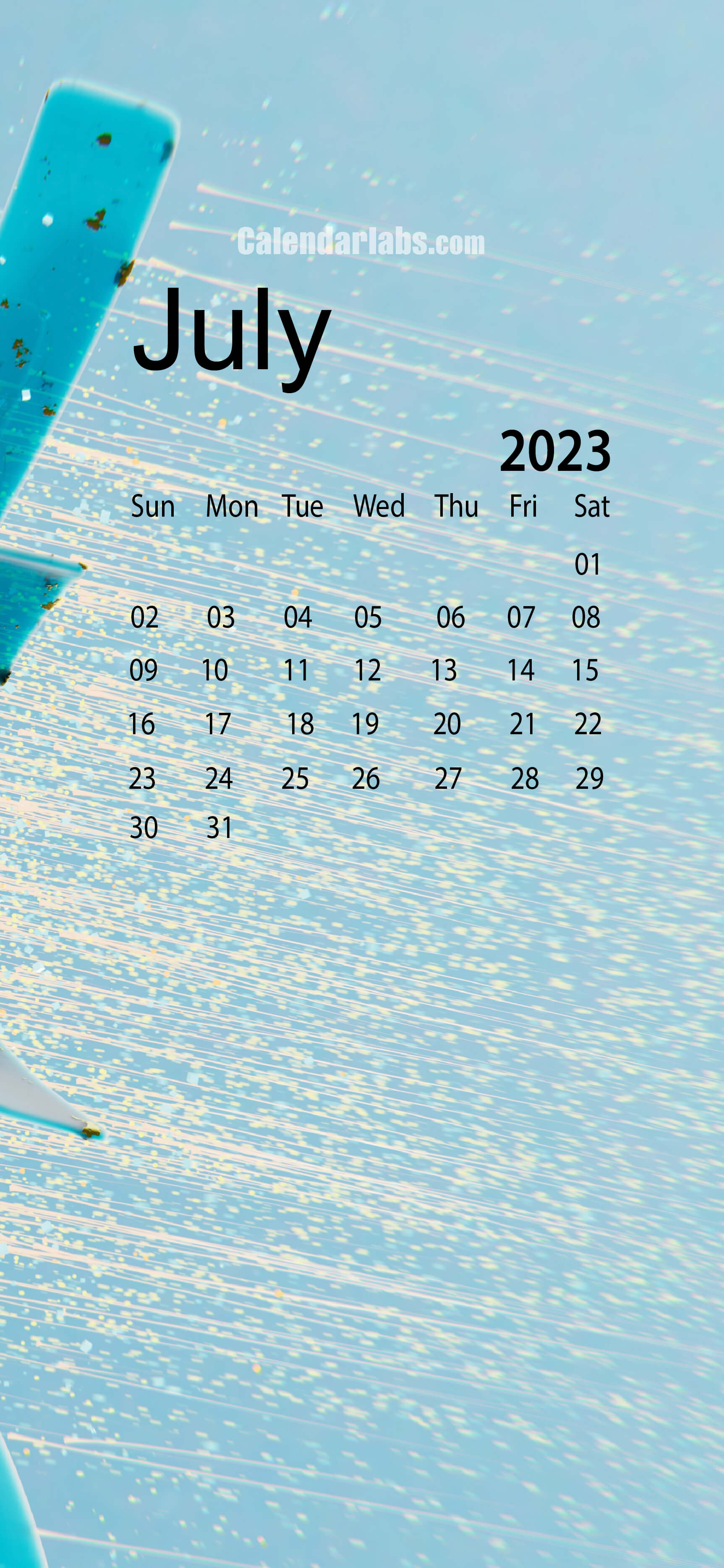 July 2023 Wall Calendar Wallpaper