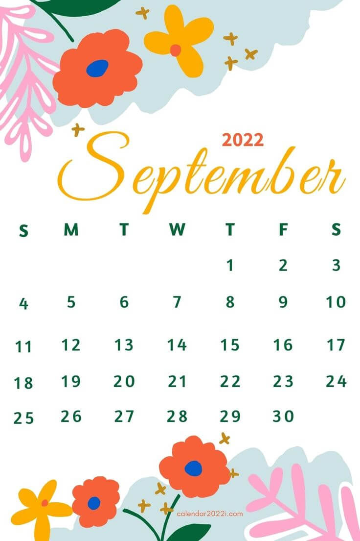 Calendar For September 2022
