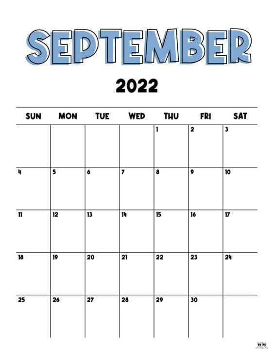September 2022 Iphone Calendar Screensaver