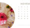 November 2022 Screensaver Background Calendar