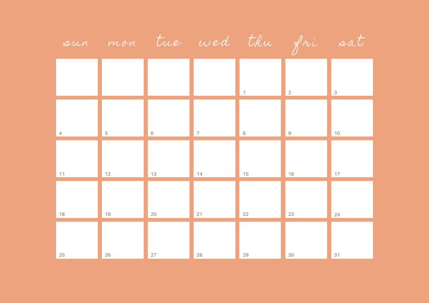 Blank Calendar December 2022