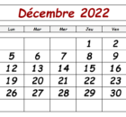 Calendrier Lunaire Décembre 2022