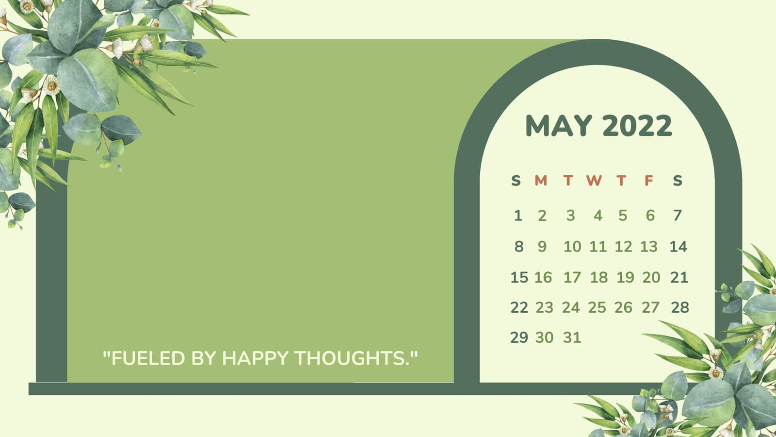 Cute Desktop Calendar Wallpaper May 2023