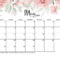 Floral May 2023 Calendar