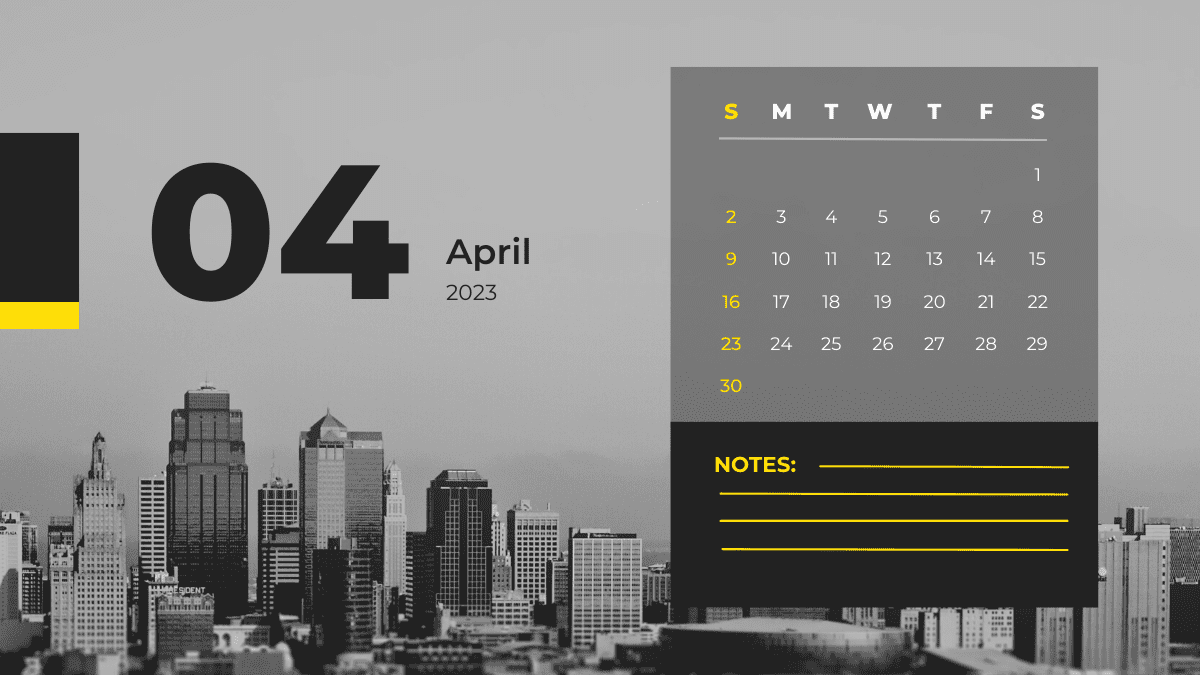 April 2022 Desk Calendar