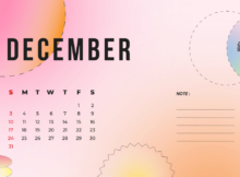 Cute Calendar December 2023