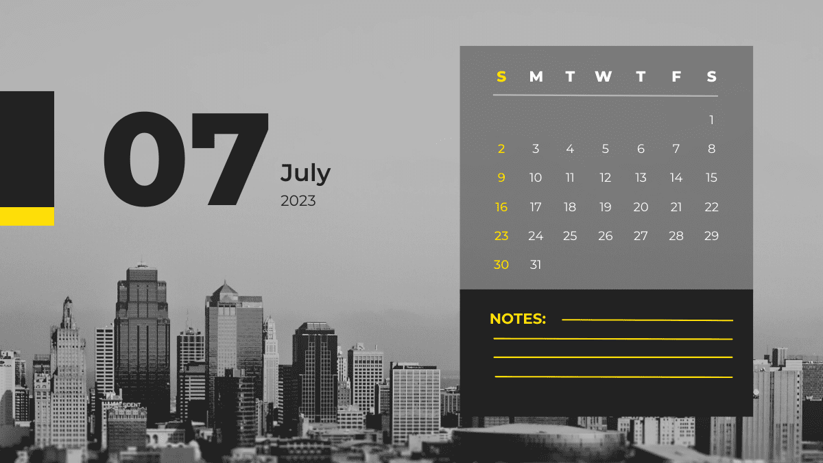 July 2022 Desk Calendar