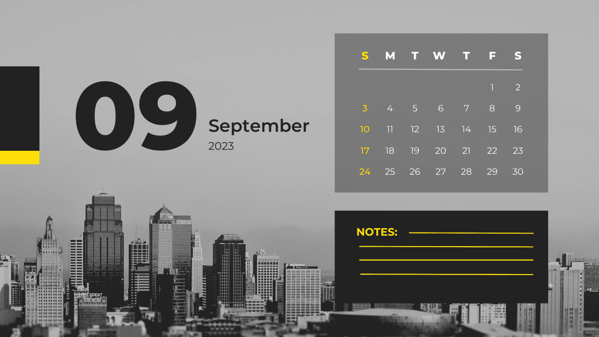 September 2022 Desk Calendar