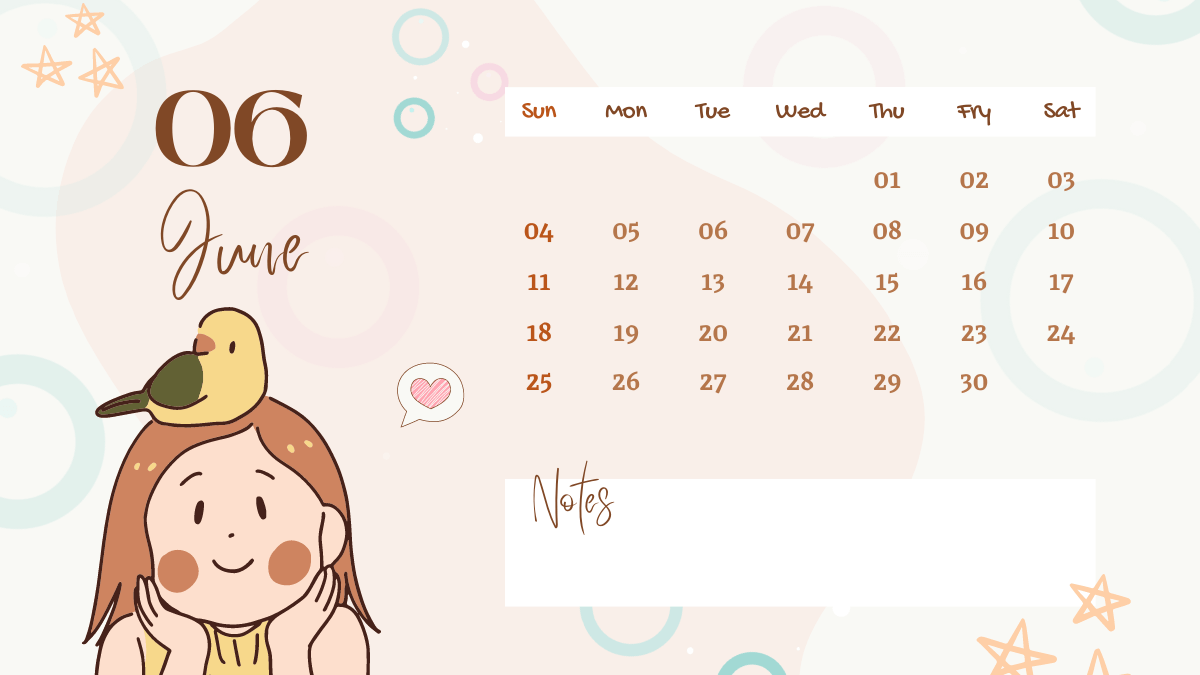 Cute June 2023 Calendar For Kids (2)