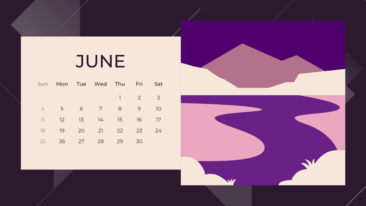 June 2023 Calendar Wallpaper For Desktop
